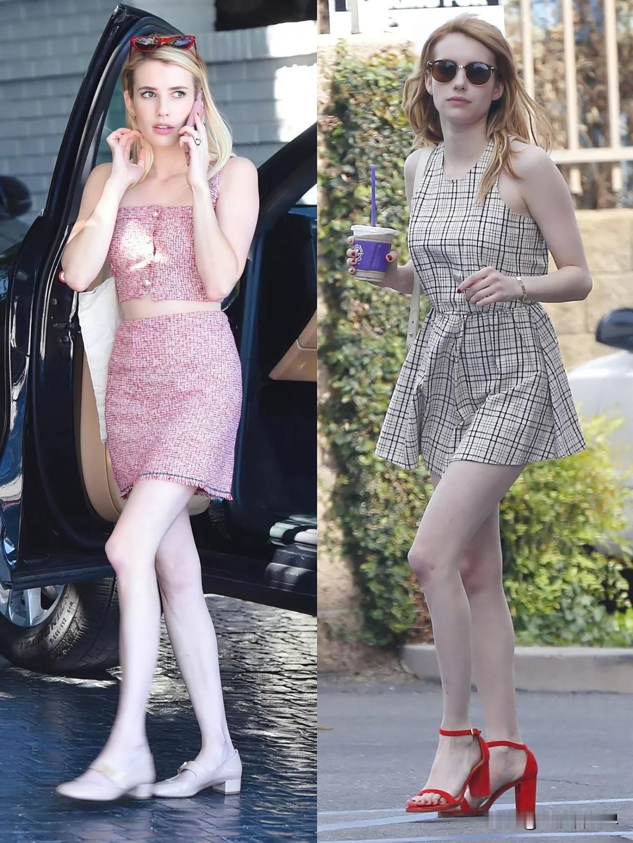 艾玛·罗伯茨真的老天爷赏饭吃，还自己拼命争气天生好基因+后天自律，才做到什么颜