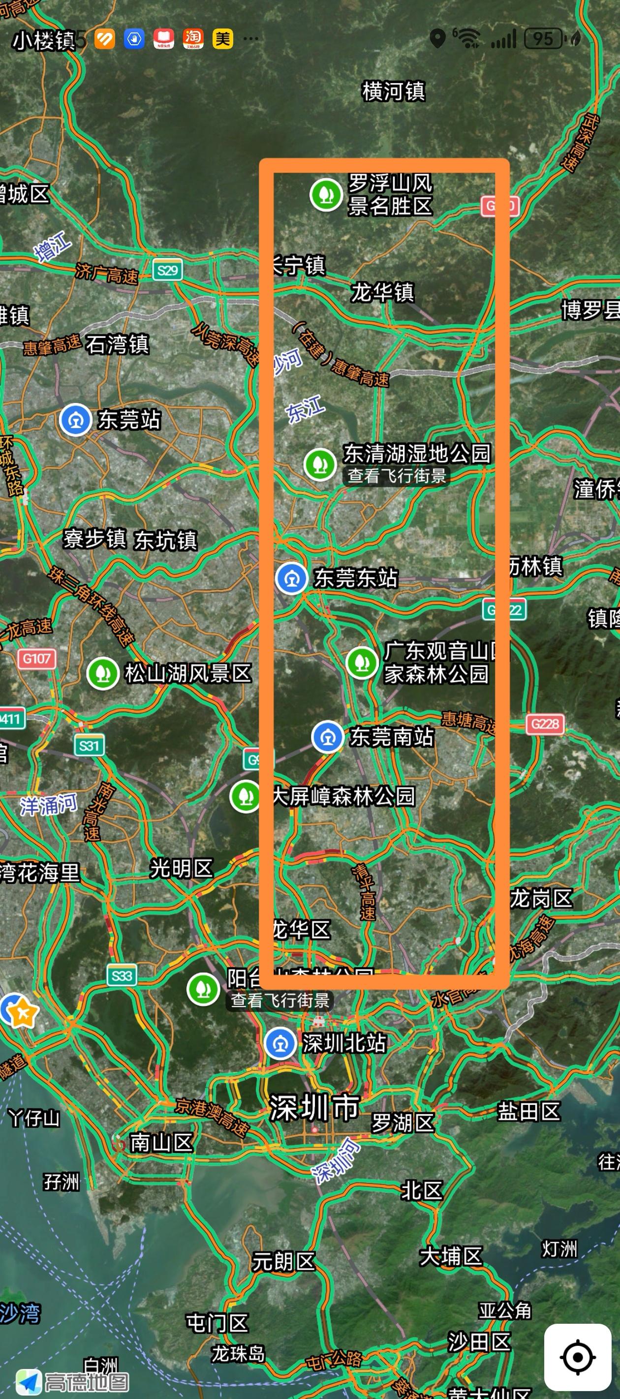 深圳真要扩容，只有一个方向，就是往北！你不能把东莞虎门、长安划进深圳吧你也不