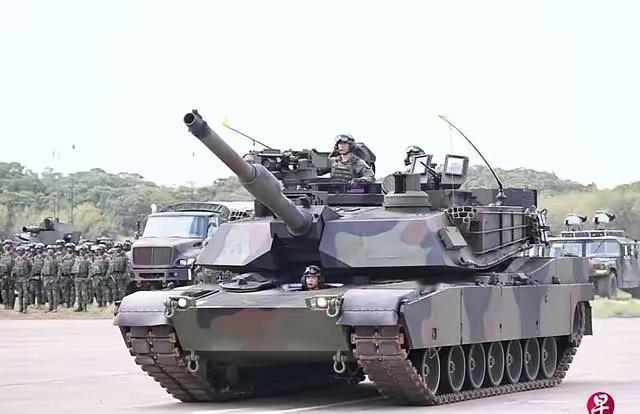 4月26日晚，台军向美国采购的最后一批38辆M1A2T坦克，已成功运抵岛内的台北