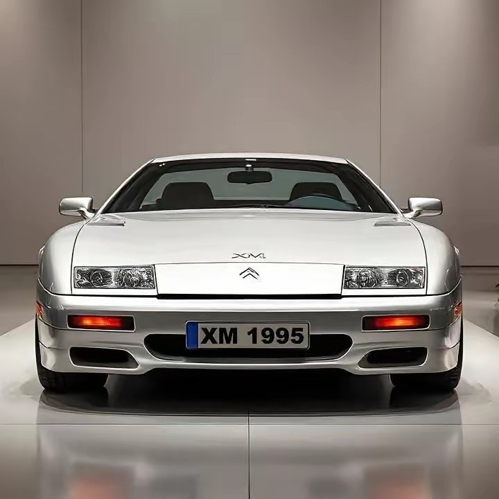 豪车超跑1995款雪铁龙XM轿跑车3.0V6，这颜值，等同