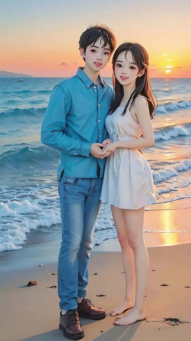 小林和男友才处一周，男生天天开车带她逛，贴心送花、带吃各种好吃的，啥事都顺着她来