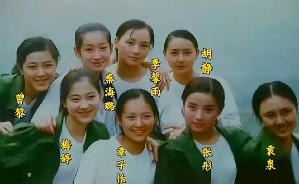 即便是一群美女，那时候没有啥高颅顶头顶都跟被截图一样平的照片上的人真做到了家