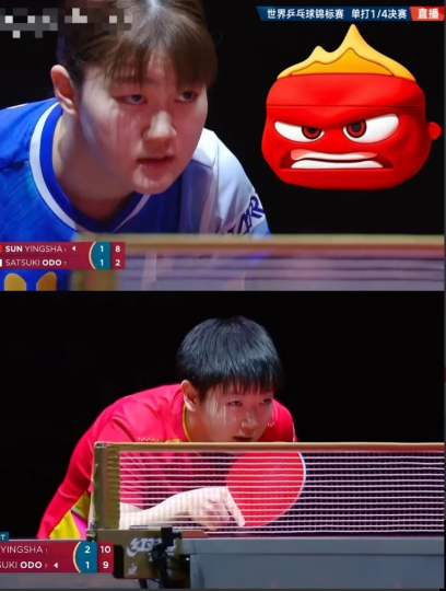 现在大藤沙月觉都要睡不着了她原以为孙颖莎只会打混双可万万没得到，这一次真的是