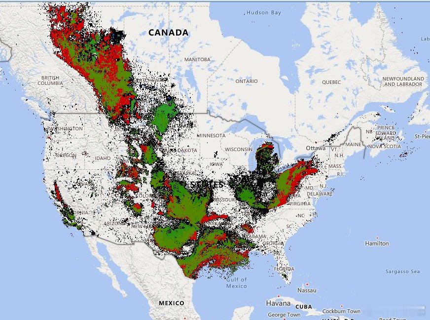 🇺🇸美国石油与天然气：美国拥有460亿桶探明原油储量，其中60