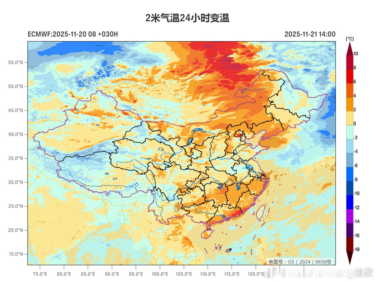 【气温冲高回落起伏加大】未来2天我国大部地区的气温还会上升。北方多地在22日气