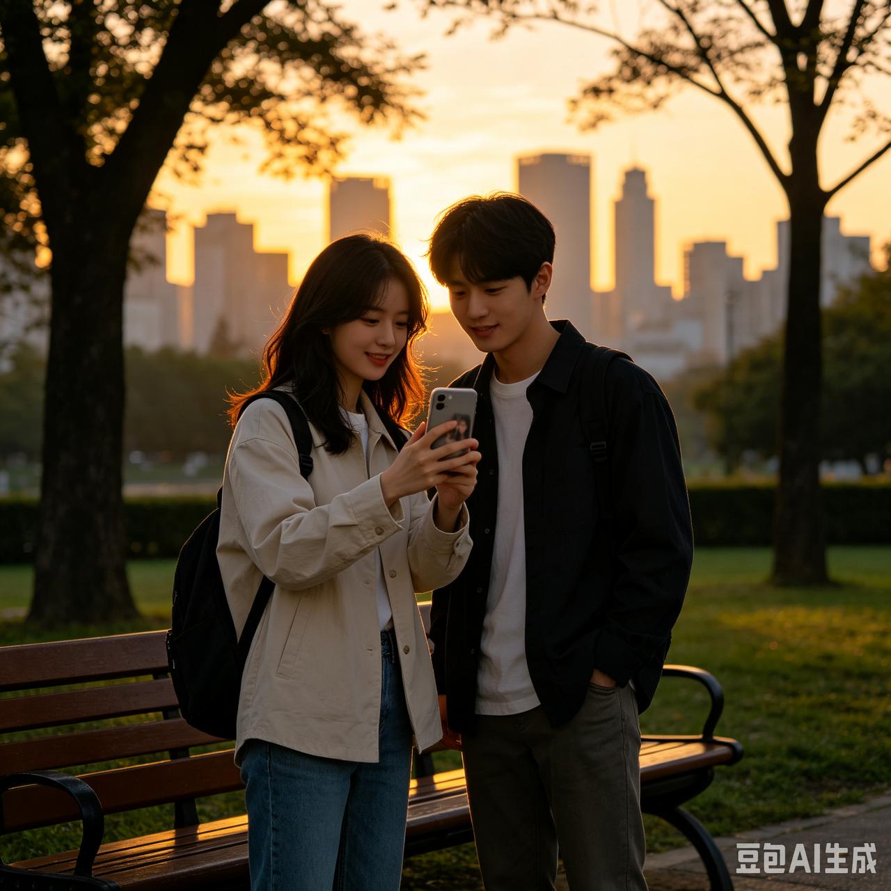 姑妈介绍的相亲对象在广州打螺丝。周末特意来深圳看我，回去的时候还拍了照片留念，身