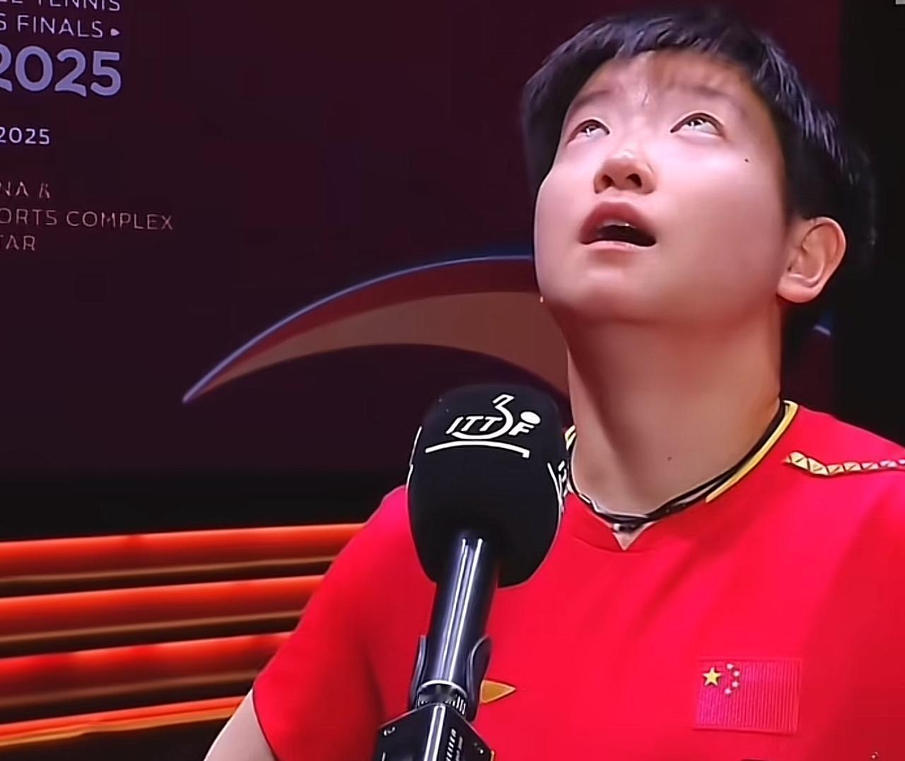 孙颖莎专访：世乒赛决赛，在我人生中占有重要地位！多哈世乒赛女单决赛，我觉得对
