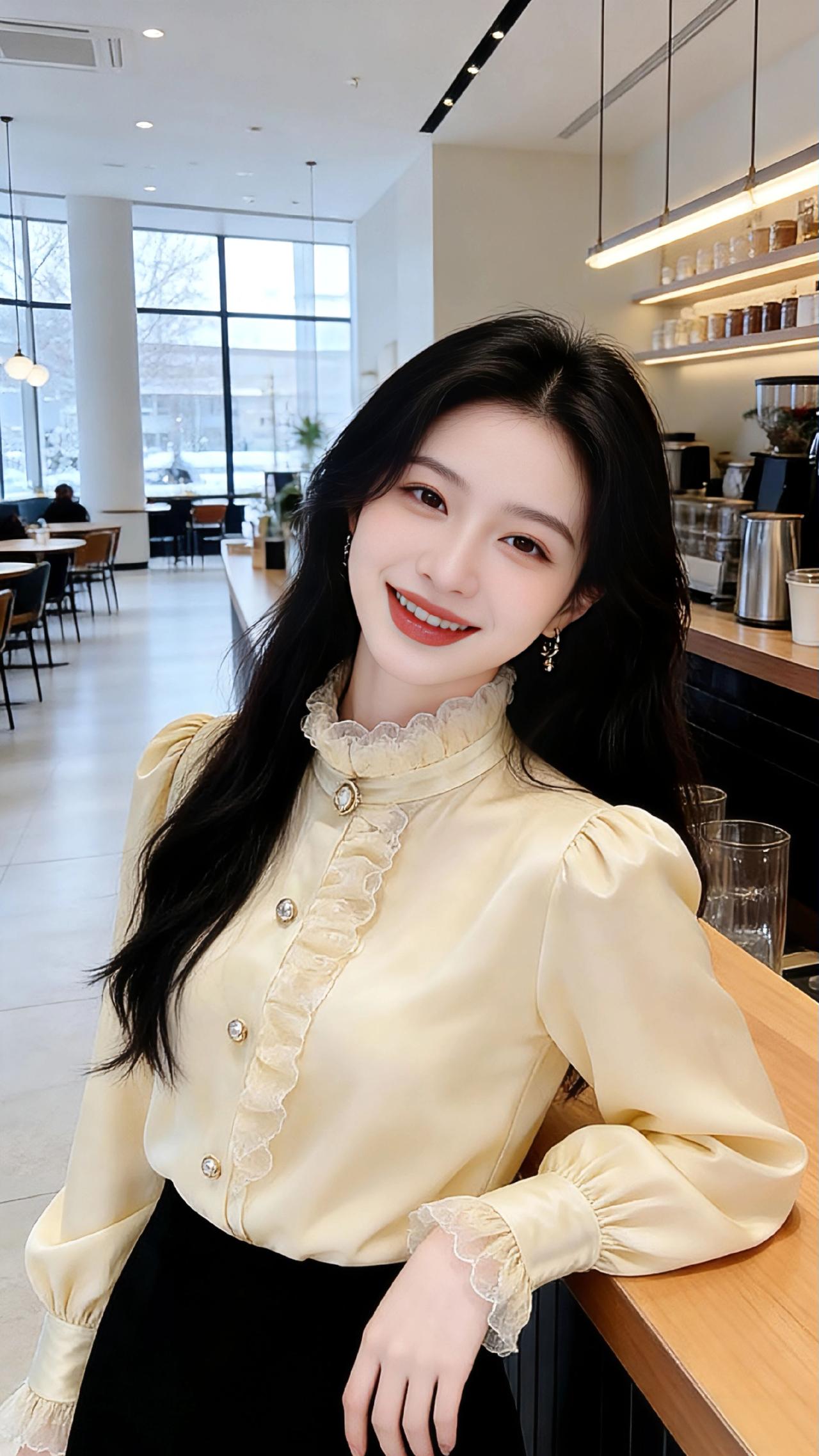 红袄映雪冬日的雪野铺开一卷素白的宣纸，天是洗练过的钴蓝，清透得能映出人心底