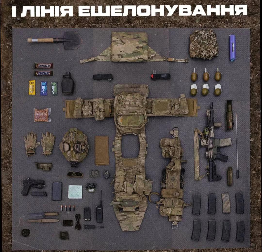 乌克兰士兵的全身装备