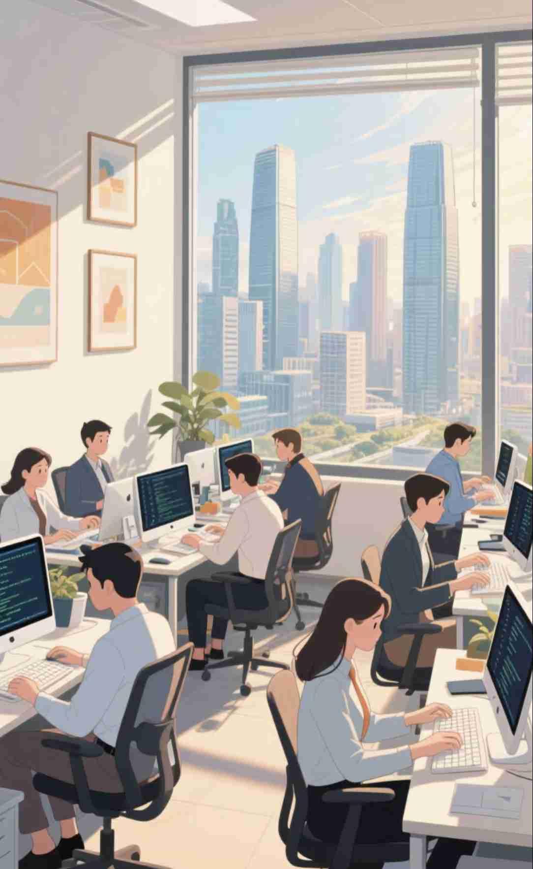 工作是出卖你的智力和时间换取报酬的一种方式。在同样的时间能换取多大的报酬取决你的