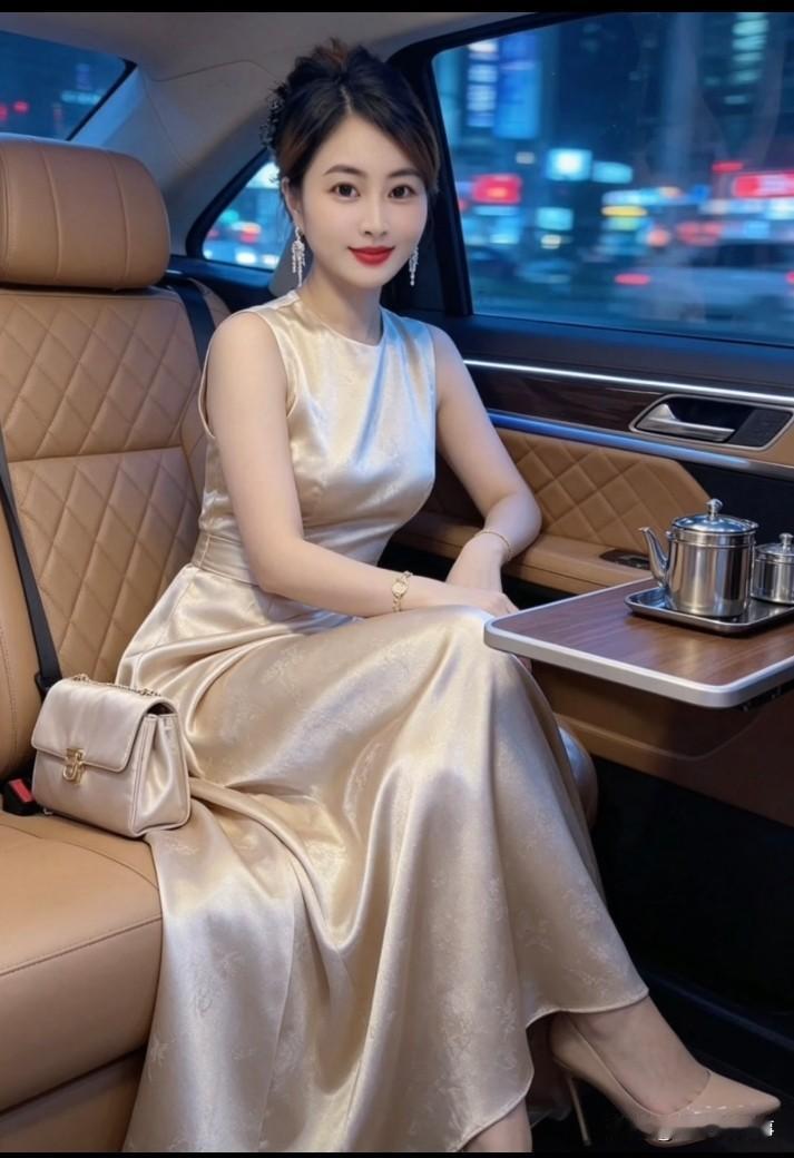 老是老了点，但是长得喜庆，气质也蛮好的，主要是很有女人味，你说是不是？