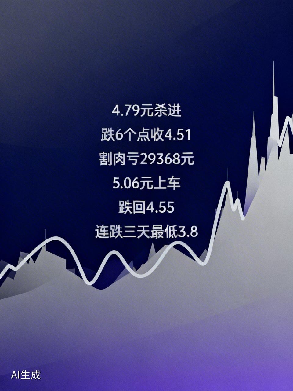 一位老哥，4.79元杀进拓日新能。当天就跌6个点，收在4.51。第二天再砸5个点