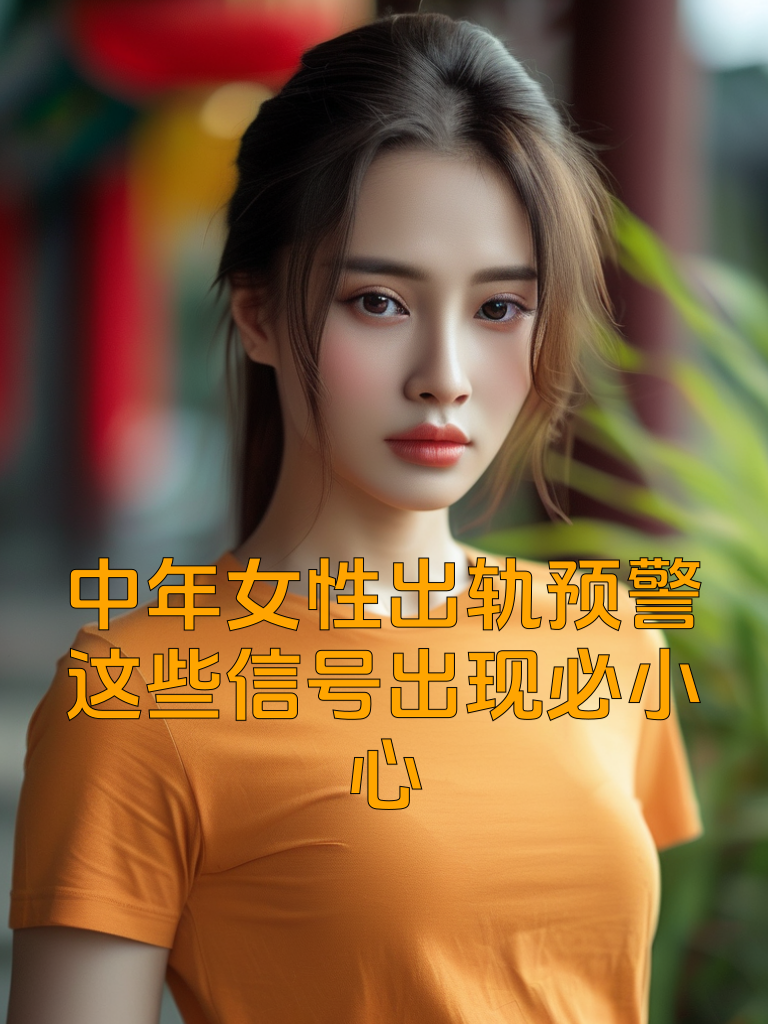 中年女性出轨预警，这些信号出现必小心