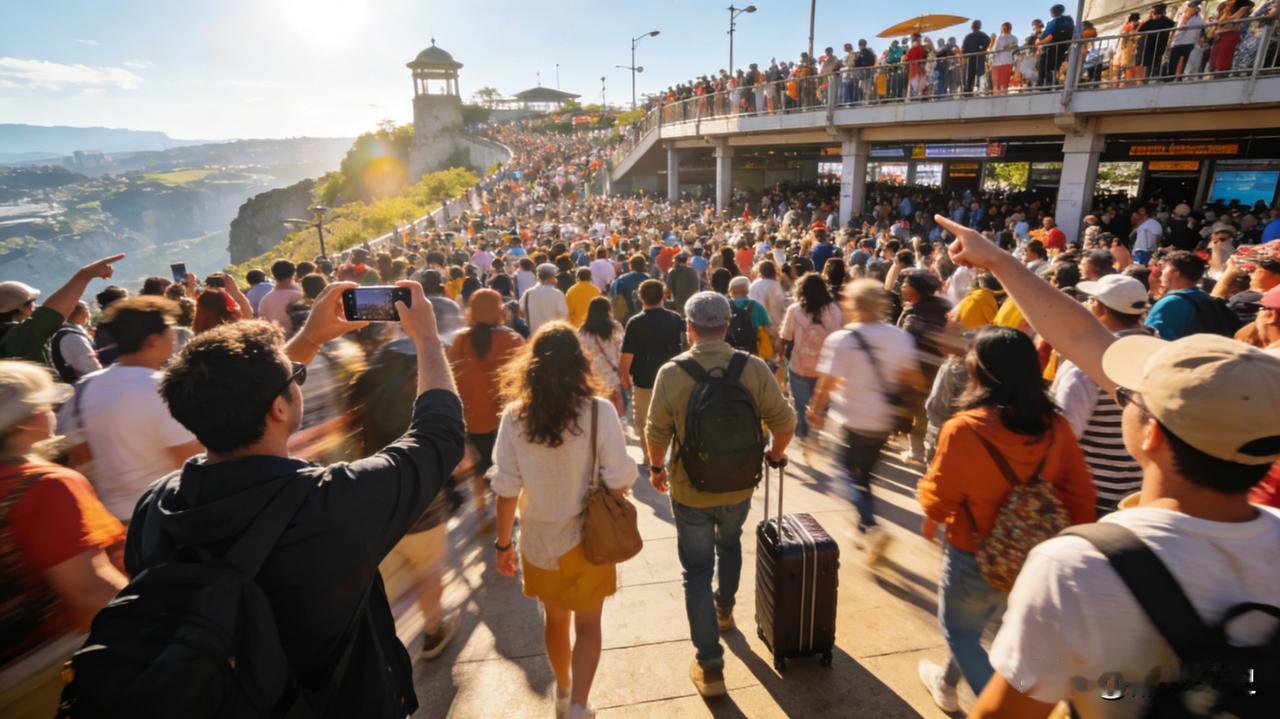 为什么旅游点永远是人满为患?不是景点太火，而是供需严重错配。时间高度集中