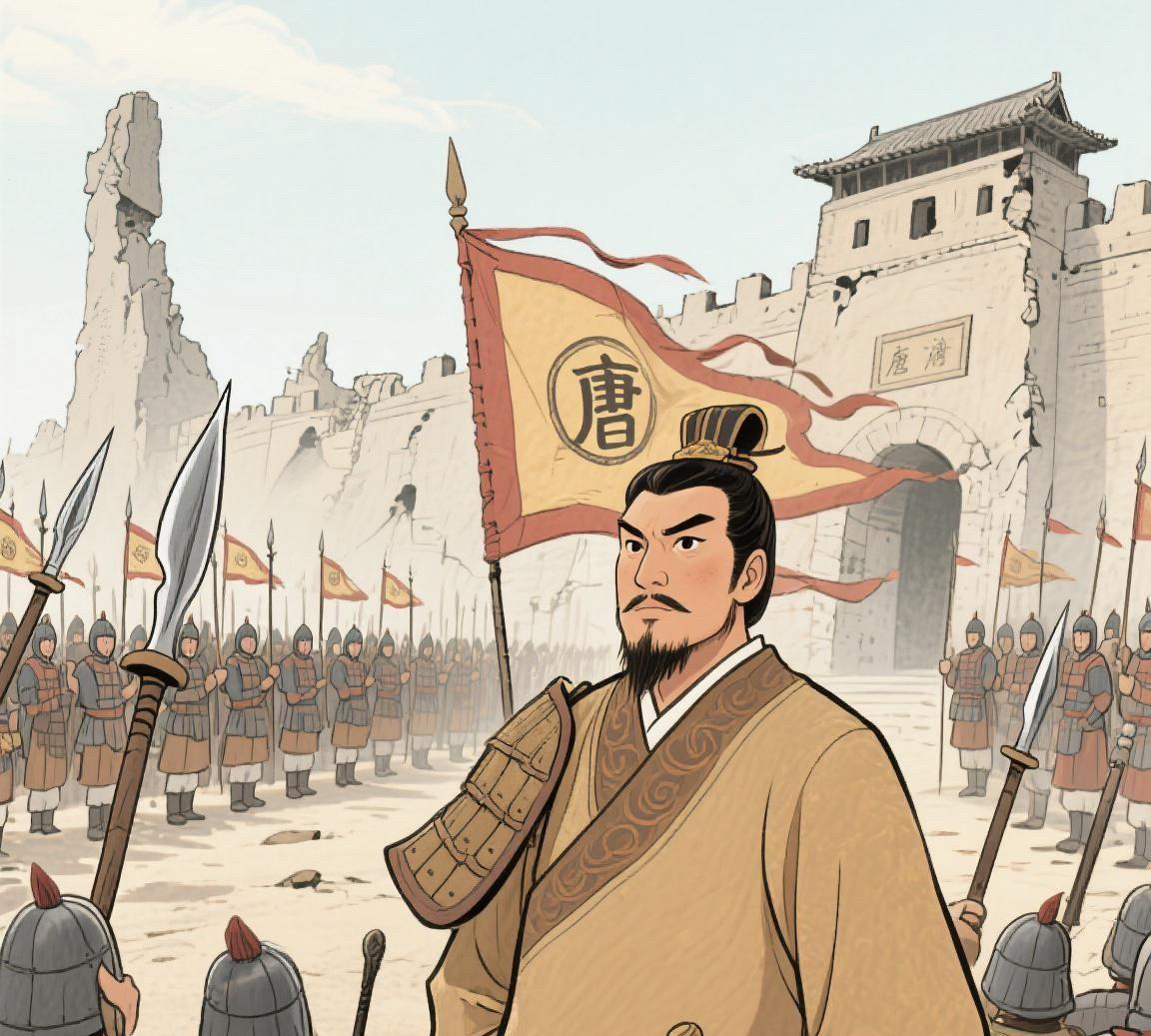 真正改变安史之乱后150年的残唐格局的，是邺城之战，唐朝九镇节度使20万精锐各自