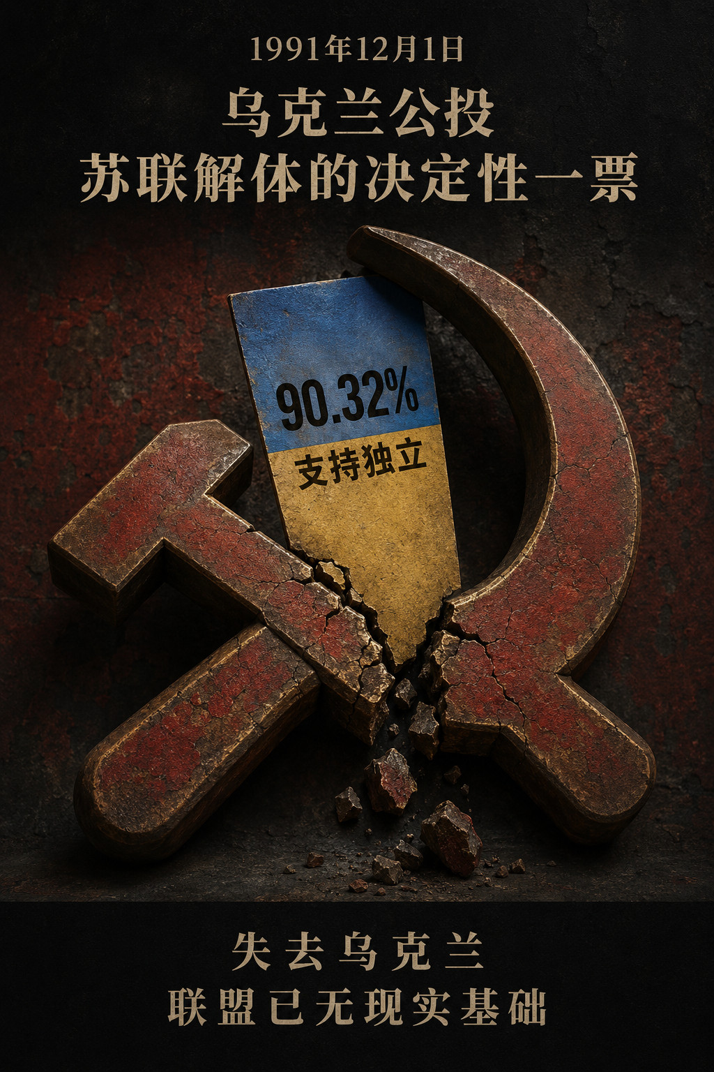 为什么在苏联解体中，乌克兰的选择具有决定性意义？Claude对此解答：乌克兰在苏联解体过程中的选择之