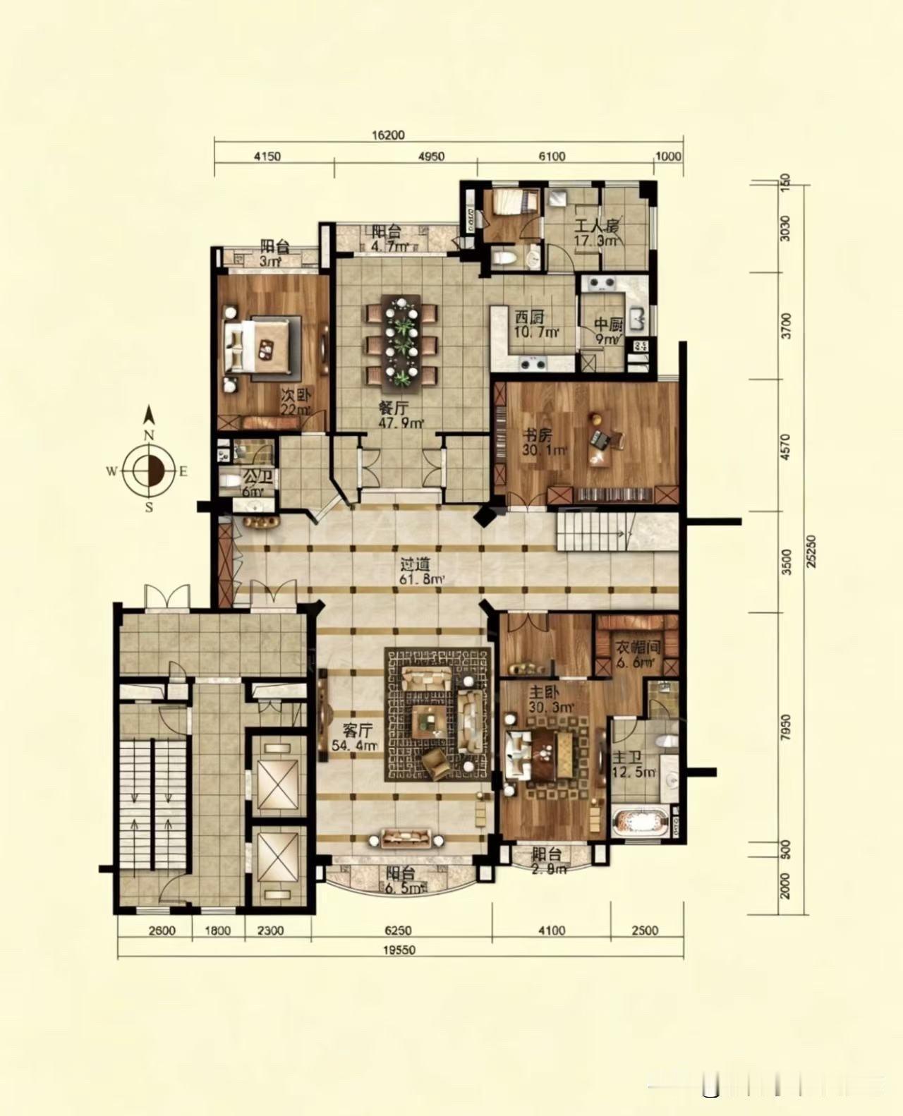 星河湾最新成交666m²复式预计成交价格4300W左右