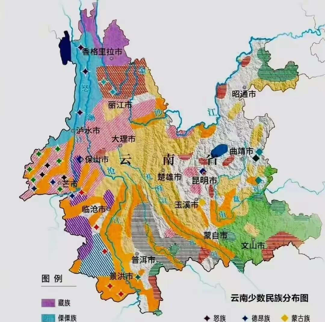 云南省是典型的少数民族聚集区，这种地区还是比较好管理的！其实云南省的汉族人口，只