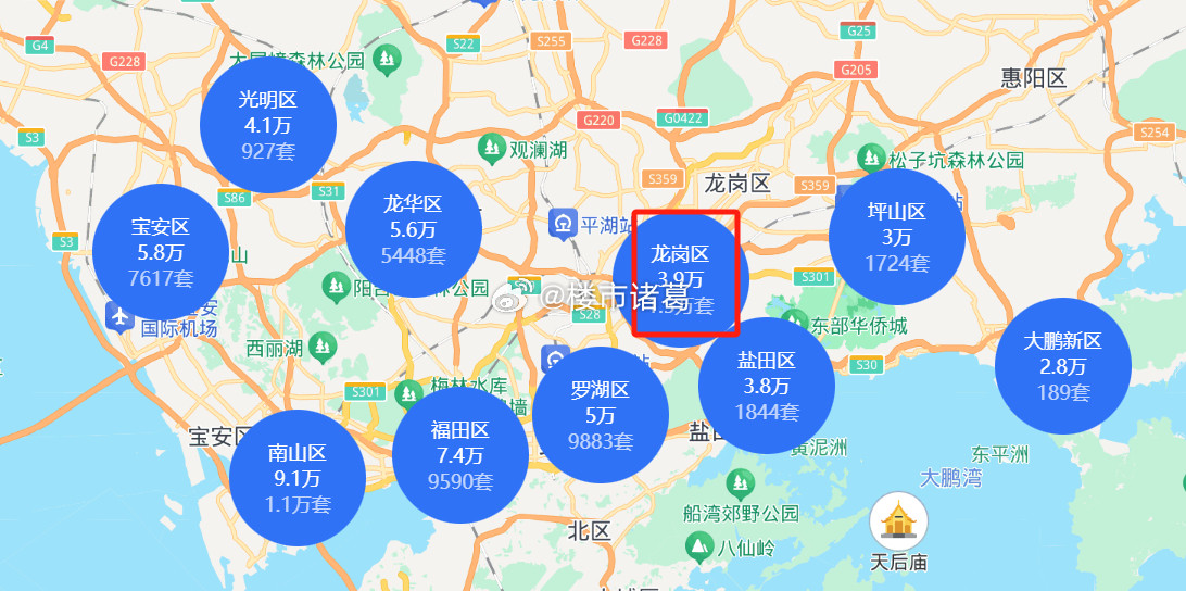 龙岗是深圳全市新房住宅库存量最大的区域，也是二手房库存量最大的区域。目前贝壳二手