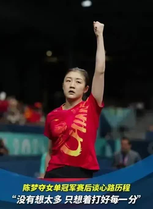 我早就说过，樊振东是英雄而陈梦是民族英雄！因为她打败了国内外的一切敌对、势力，捍
