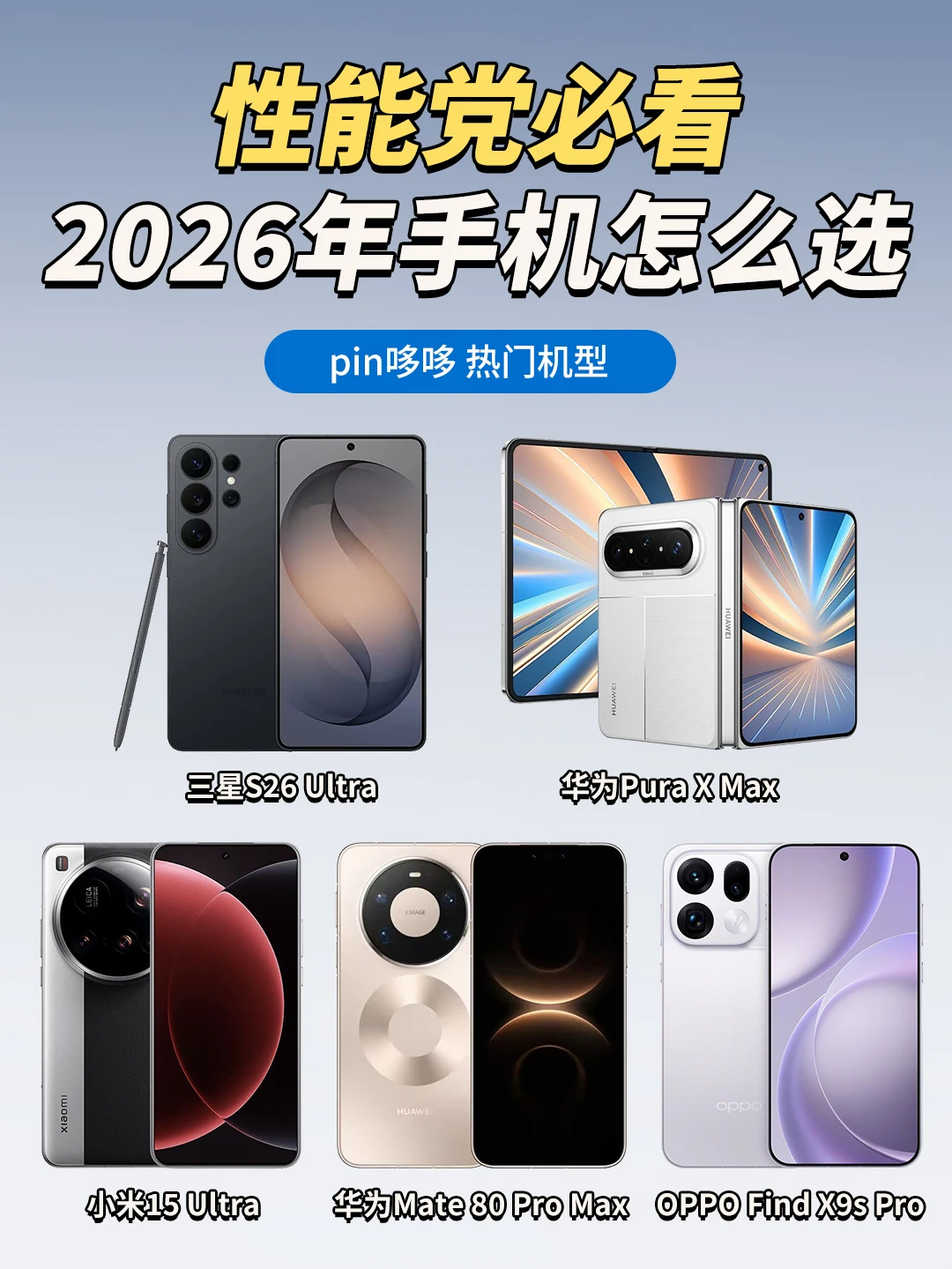 2026年旗舰机选购指南📱看完不纠结‼️