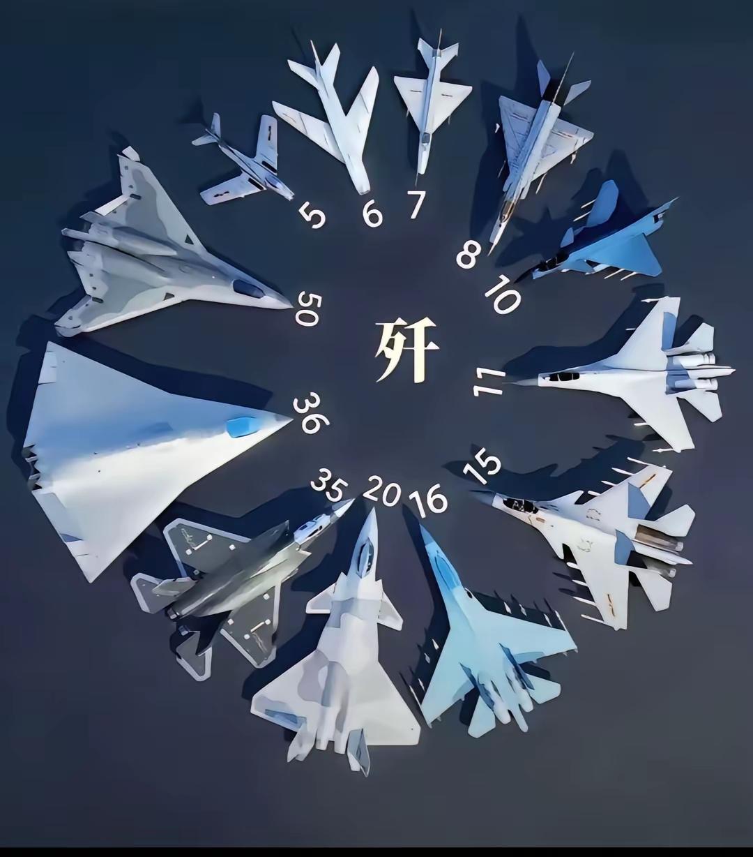 中国空军所有机型，哪一款才是你心中的白月光？？？第一代机型:歼5，歼6第二代