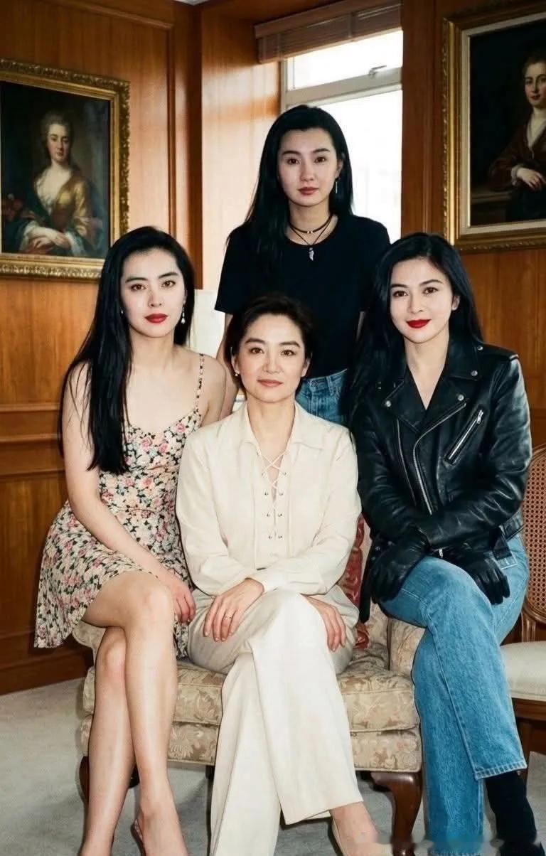 九十年代没有美颜滤镜，却集齐了华人影坛最顶级的四张脸