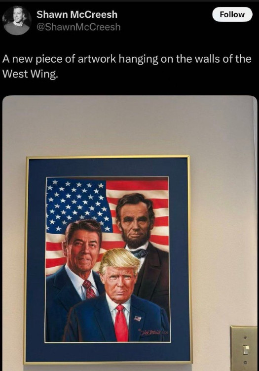 白宫新画上墙​​​