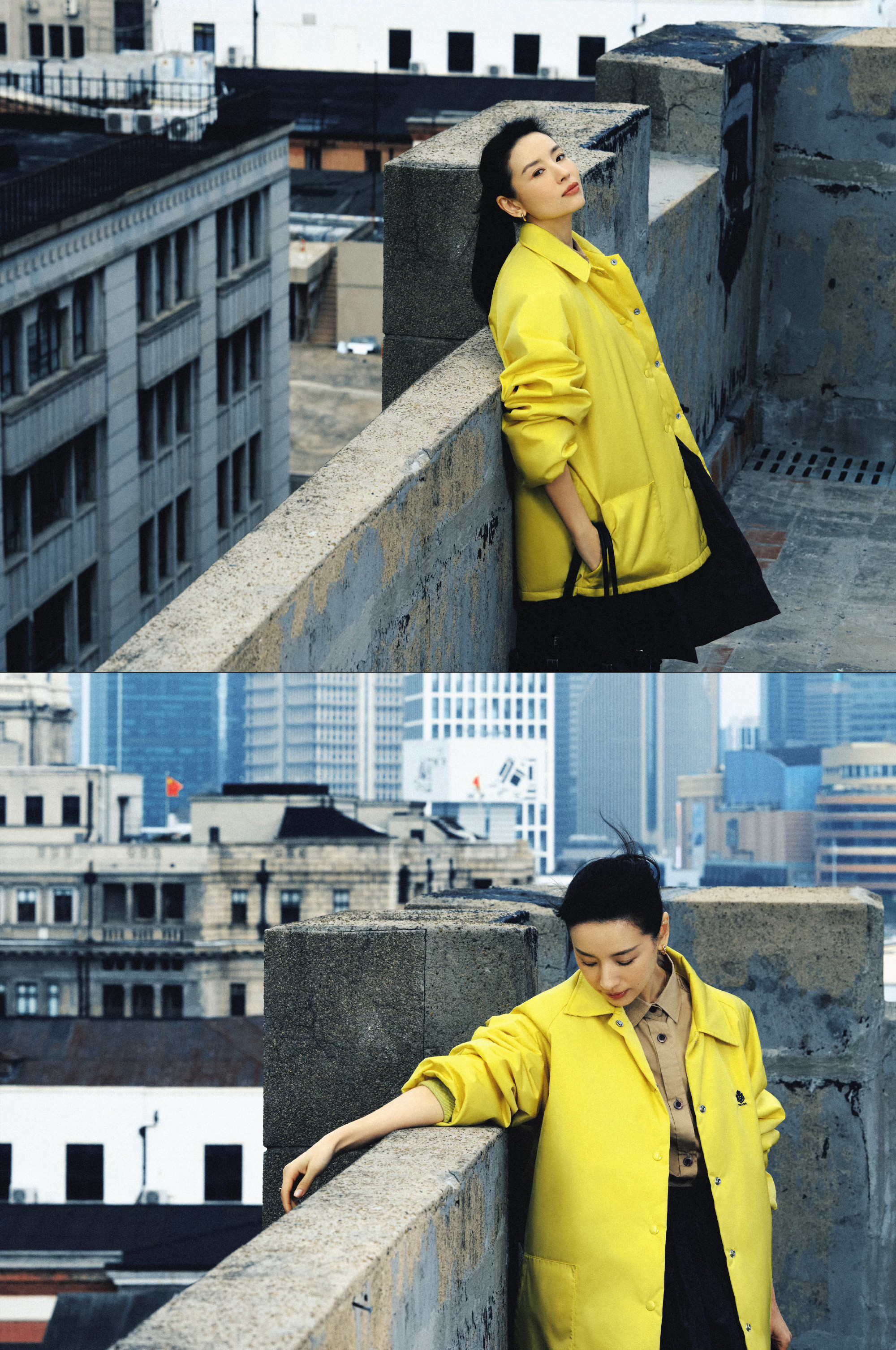 董洁矜雅靓影雅致的沪上风情