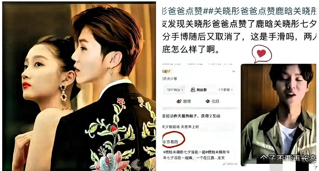 终于水落石出了！未来的丈人爹亲自下场盖章，鹿晗和关晓彤这事，藏不住了。2