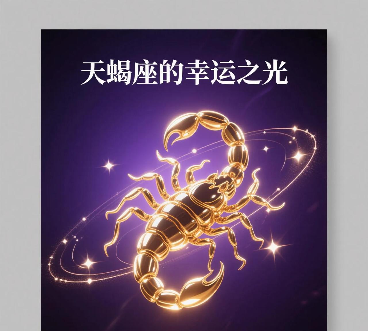 天蝎座独有的小幸运：能旺天蝎座的星座如下：金牛座：金牛座性格稳定且实际，可使