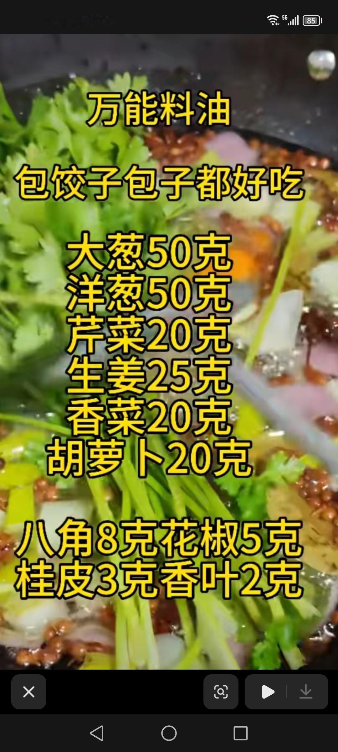 万能料油包饺子包子都好吃，自制手抓饼配方，山药肉丸汤配方，地道酸菜鱼配方