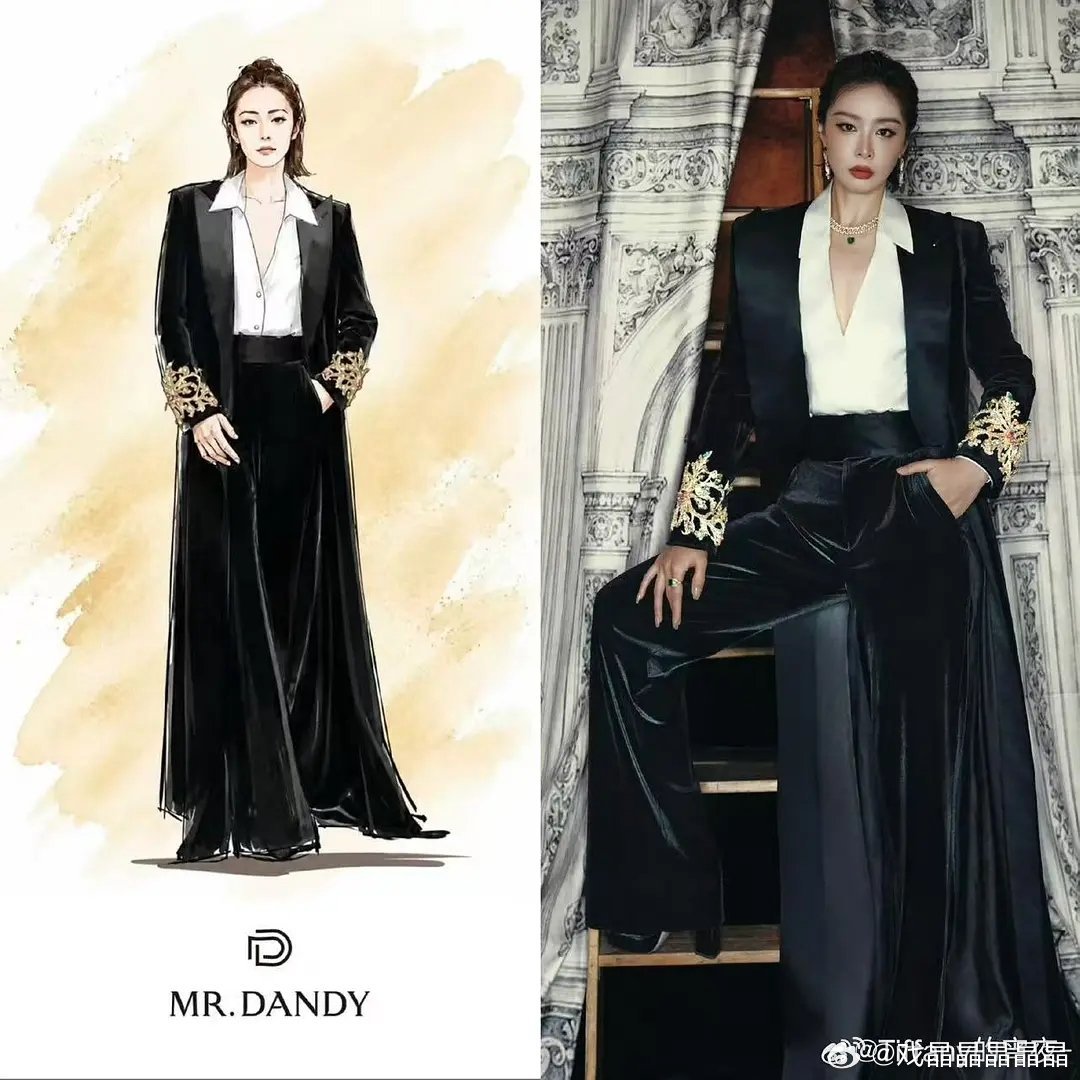 高叶百花奖造型出来了。MRDANDY特别定制+宝格丽