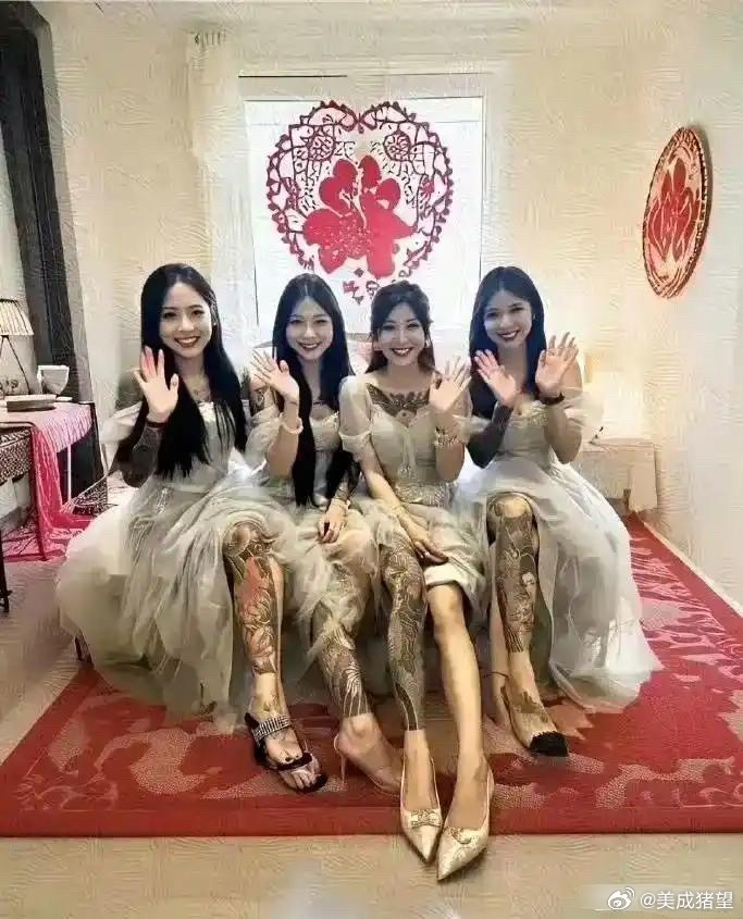 究竟什么样的新娘才能镇住这四个伴娘​​​