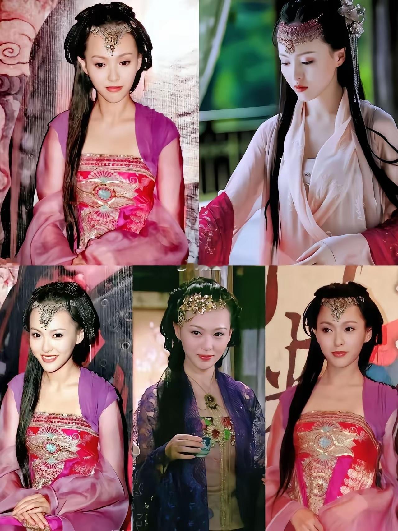第一个想出给唐嫣设计额饰的人真的是天才。完美修饰额头。​​​