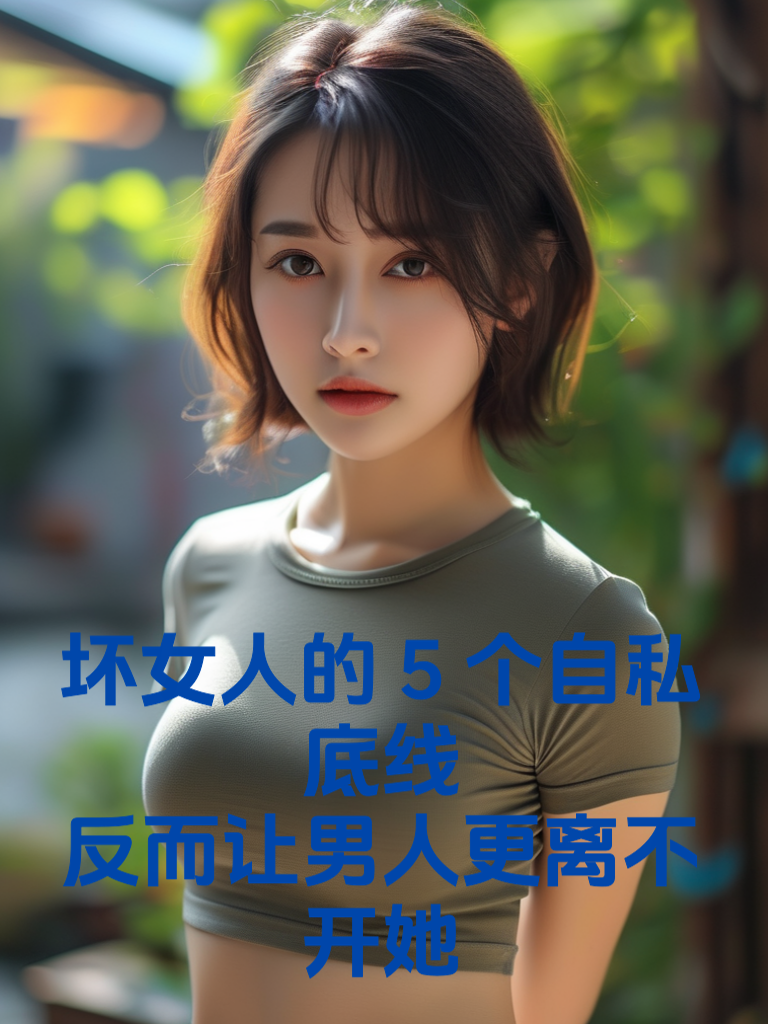 坏女人’的5个‘自私’底线，反而让男人更离不开她