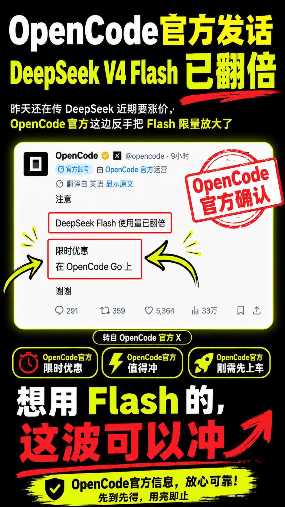 目前性价比最高的DeepSeek套餐。Deepseek官宣要涨价的同时，Open
