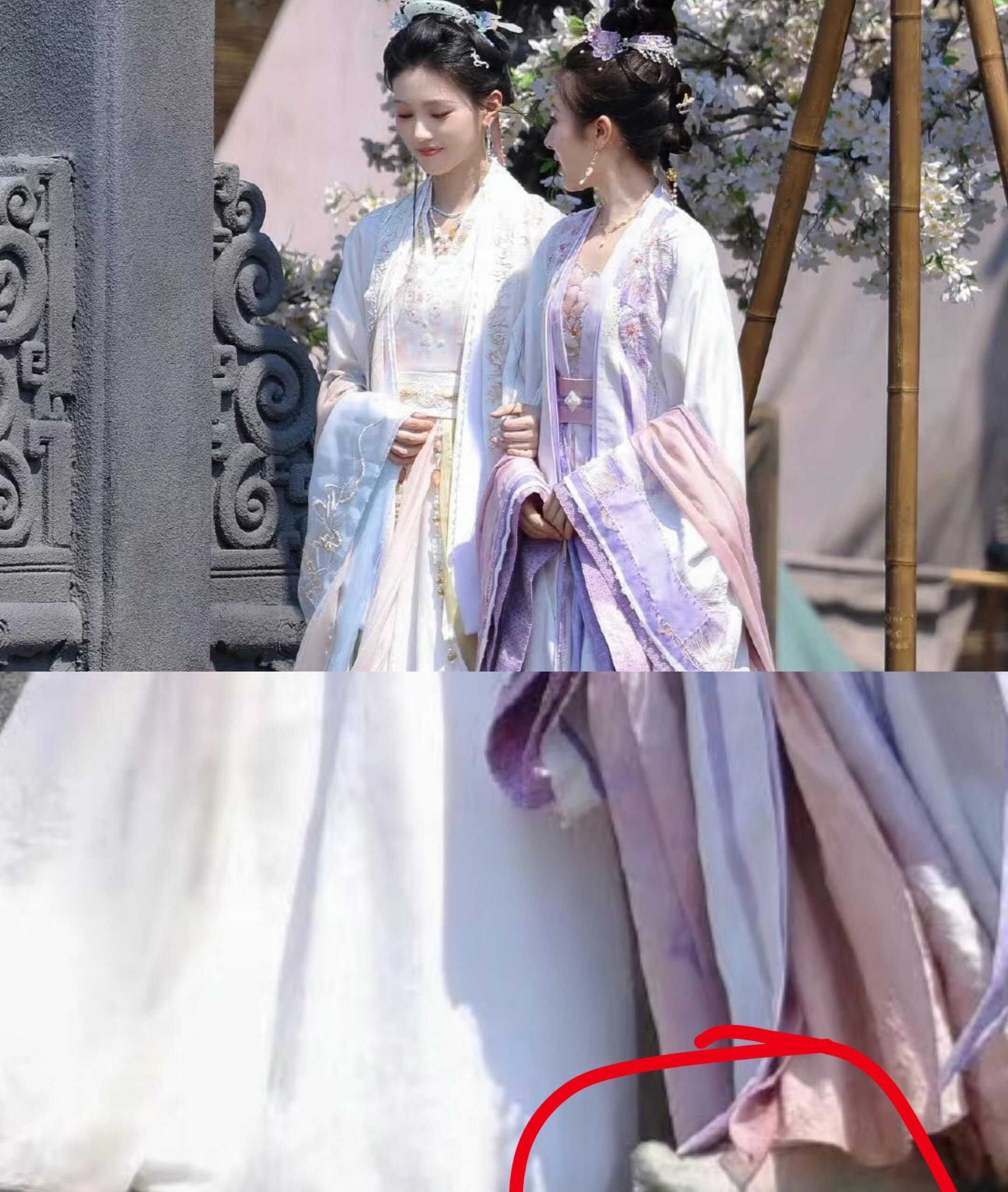 好厚的松糕🤣难为李兰迪了