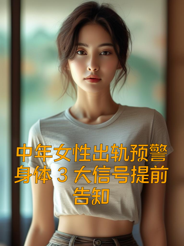 中年女性出轨预警：身体3大信号提前告知