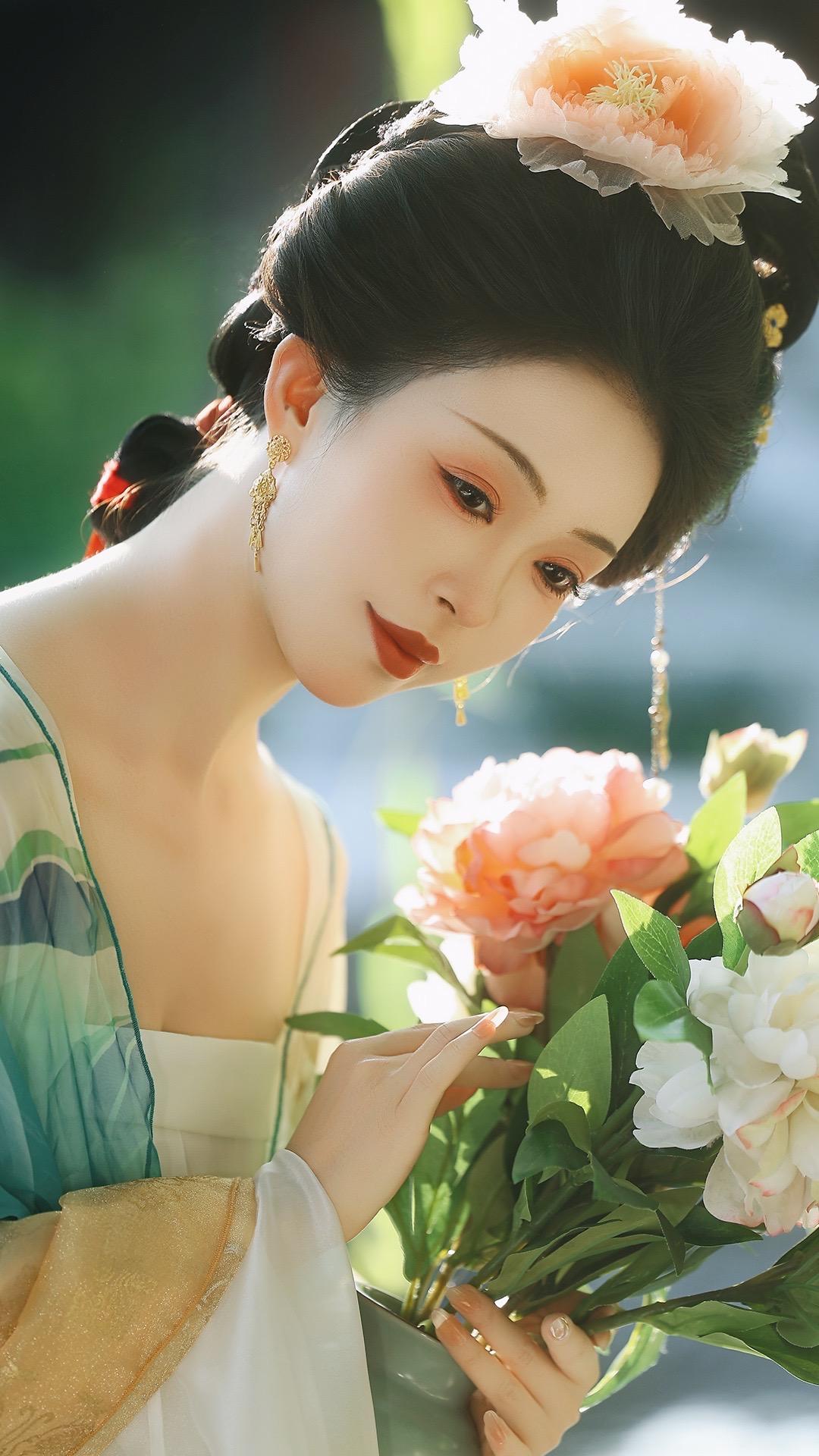 “她从画中来”原创古风计划白伯骅仕女图佳能r5camp