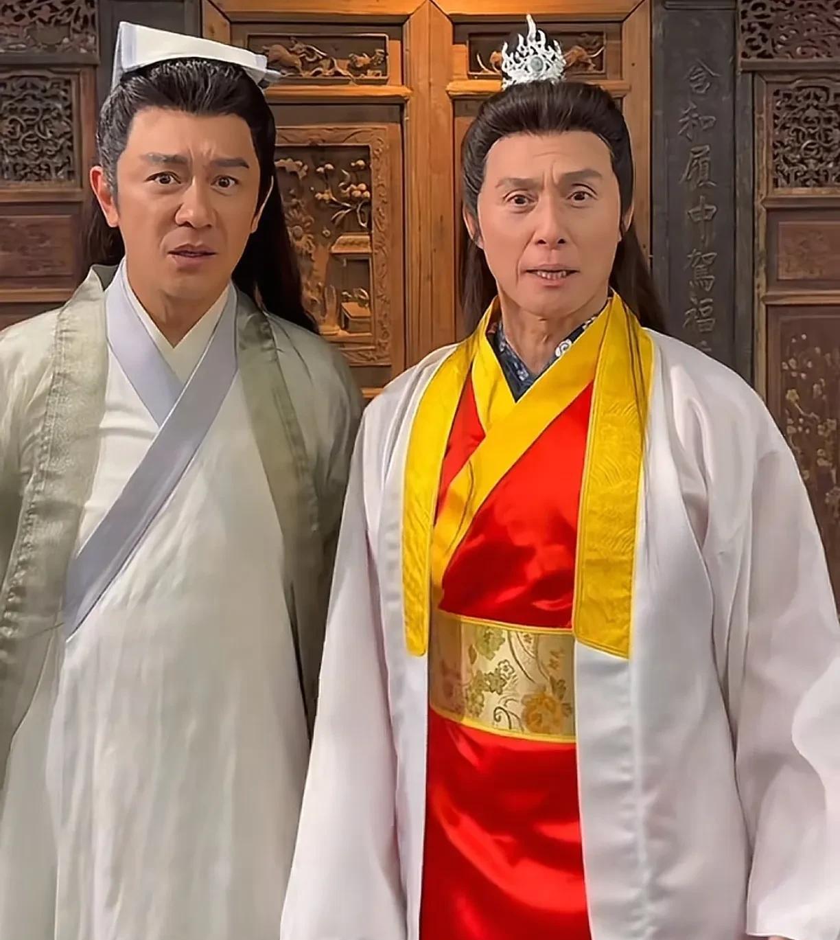 曾经的玉树临风的段誉和翩翩公子慕容复又合体了[呲牙笑]，不过已经是28年后的他们了