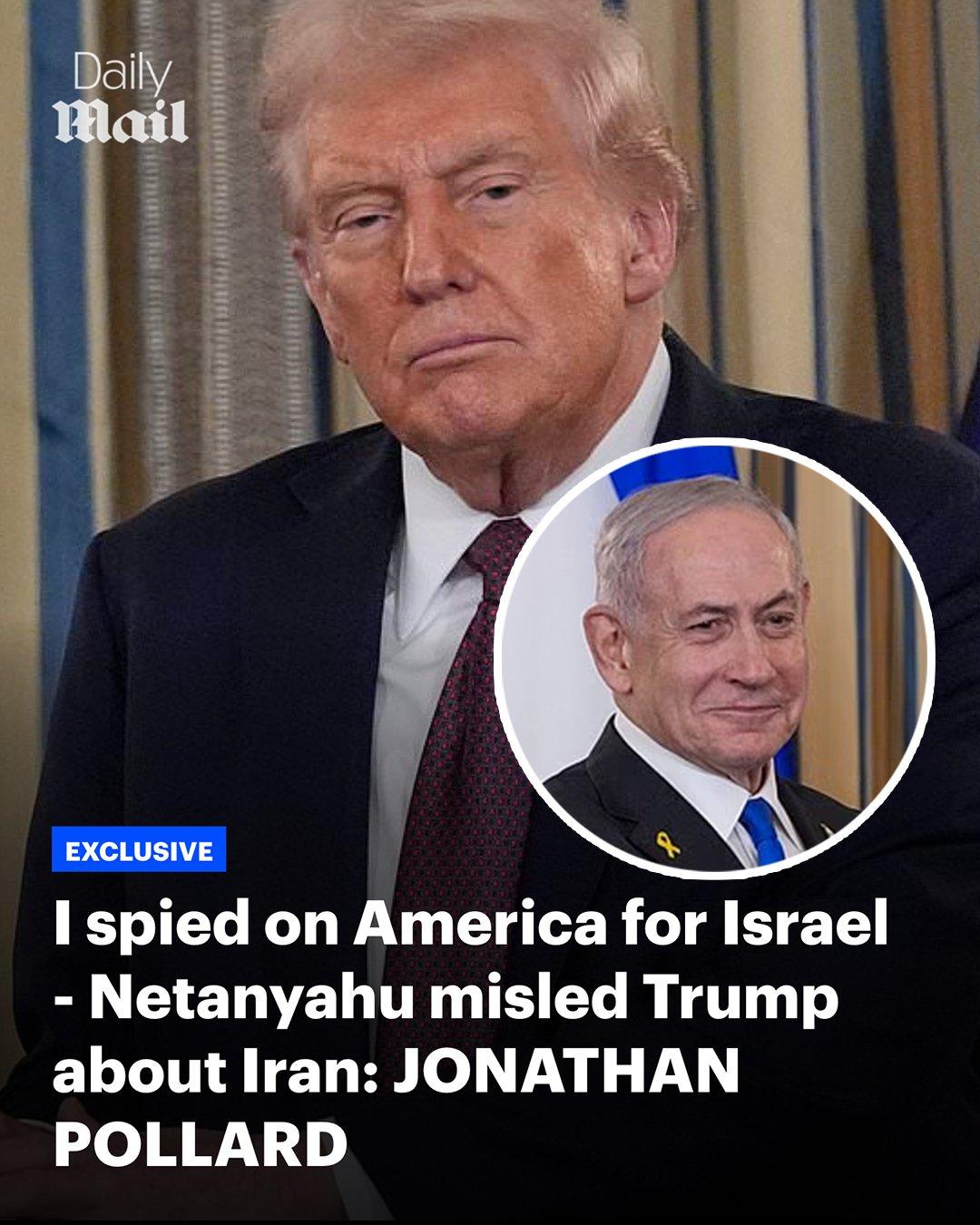 《每日邮报》：一名71岁的前情报人员波拉德称，以色列误导了特朗普，让他误以为这