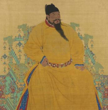 朱棣兵入南京城时，俘虏了自己的大嫂吕氏。当他看到衣衫不整、狼狈不堪的吕氏，慌忙跑