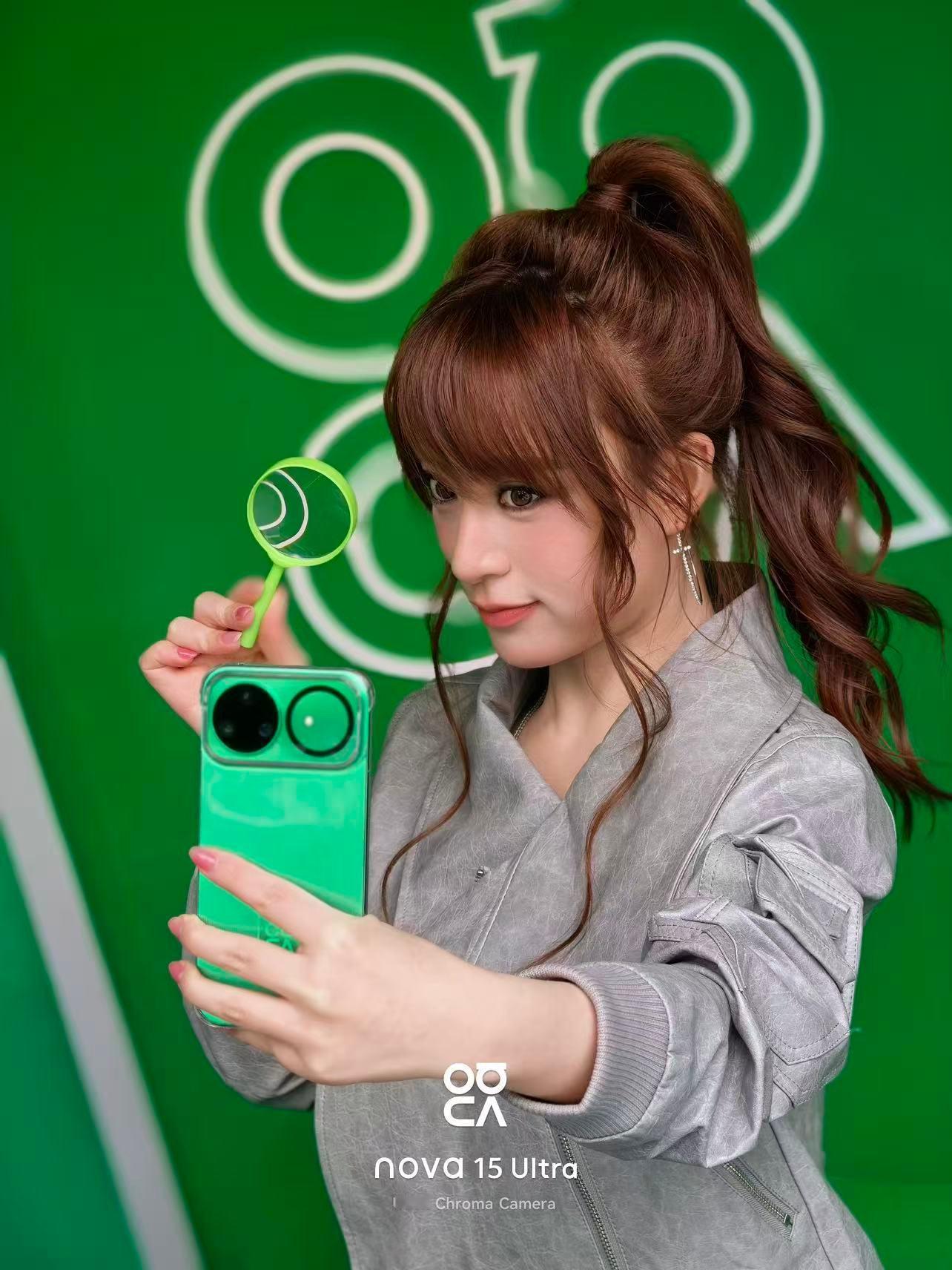 华为nova15有时候你会突然感谢相机：它替你证明你曾经那么开心。今晚在上海跨