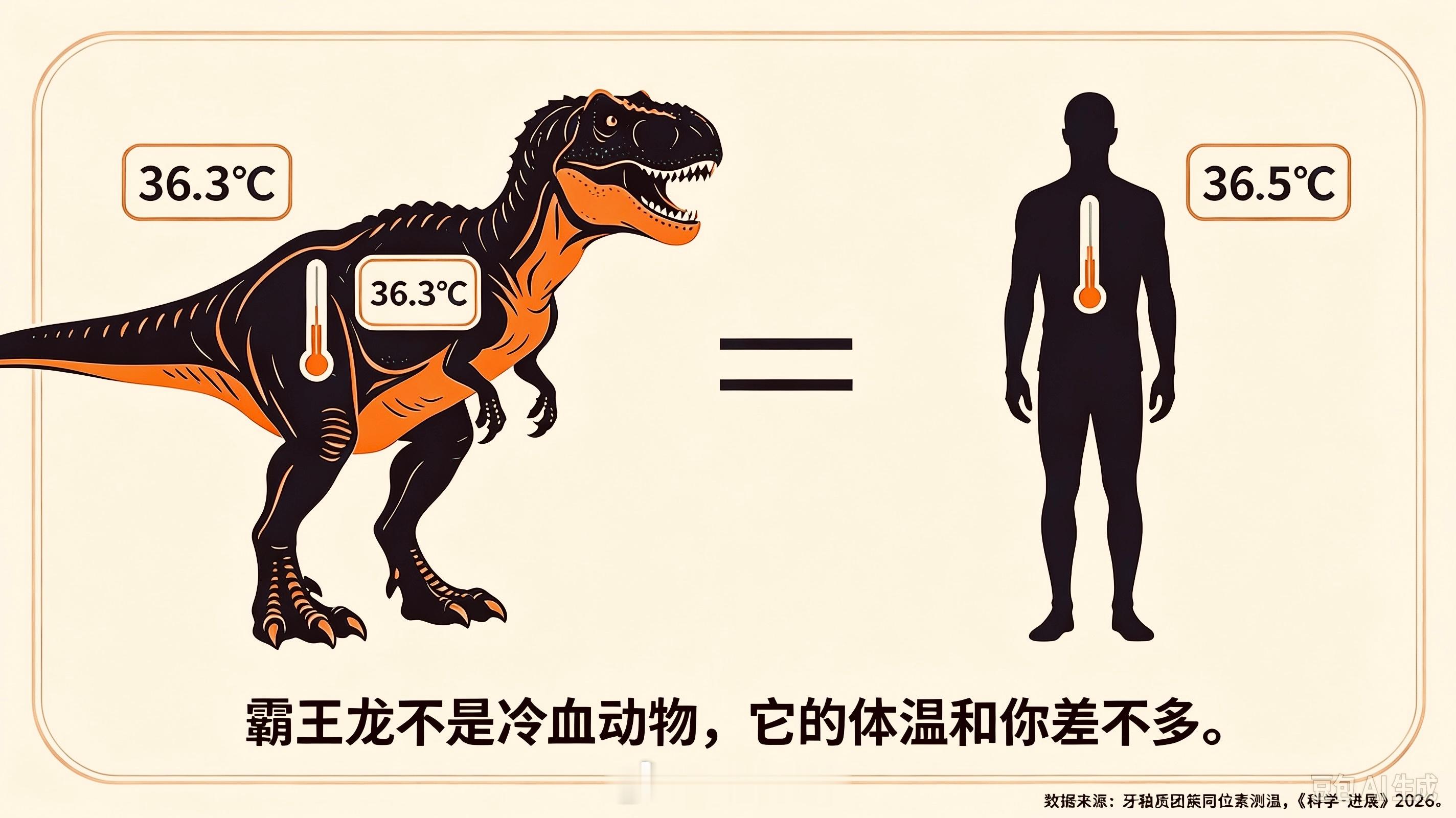 在很多人的印象里，恐龙是冷血动物，体温随环境变化。但2026年9月的一项新研究直