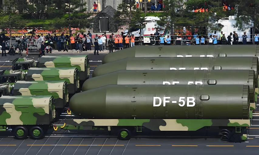 中国可以告诉日本及美国，但凡中国想把导弹射向日本全境，看看它们能拦截多少，发射5