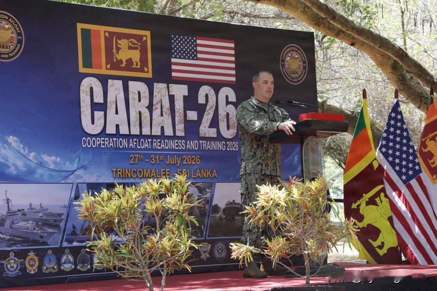 🇺🇸⚓️🇱🇰美国和斯里兰卡海军将于7月27日至31日在亭可马里海军基地及