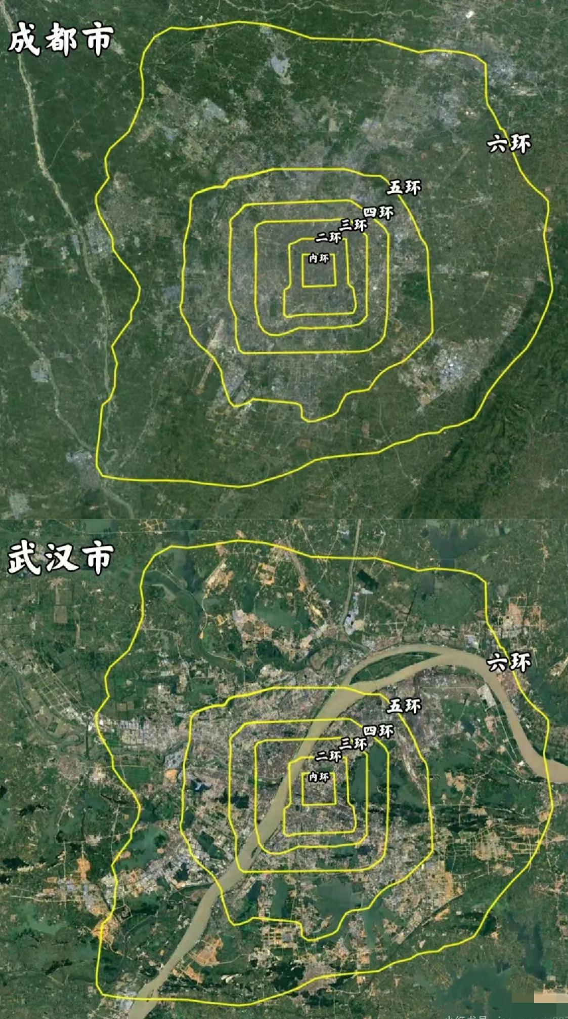 成都和武汉六环内，哪个城市更宜居呢？