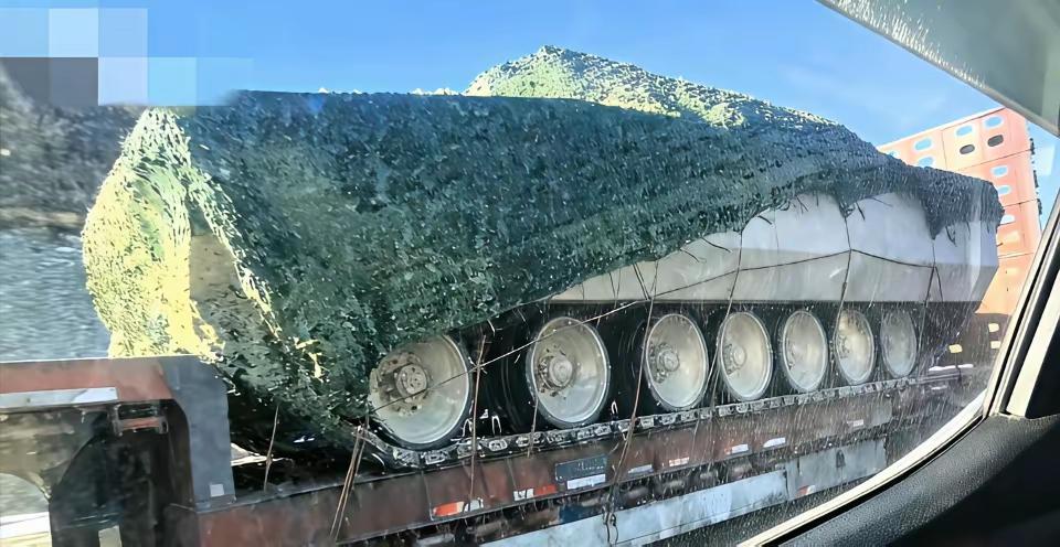 这是一张来自互联网的图片，七对负重轮是他最大的特点。说他是步兵战车吧，这个平台显