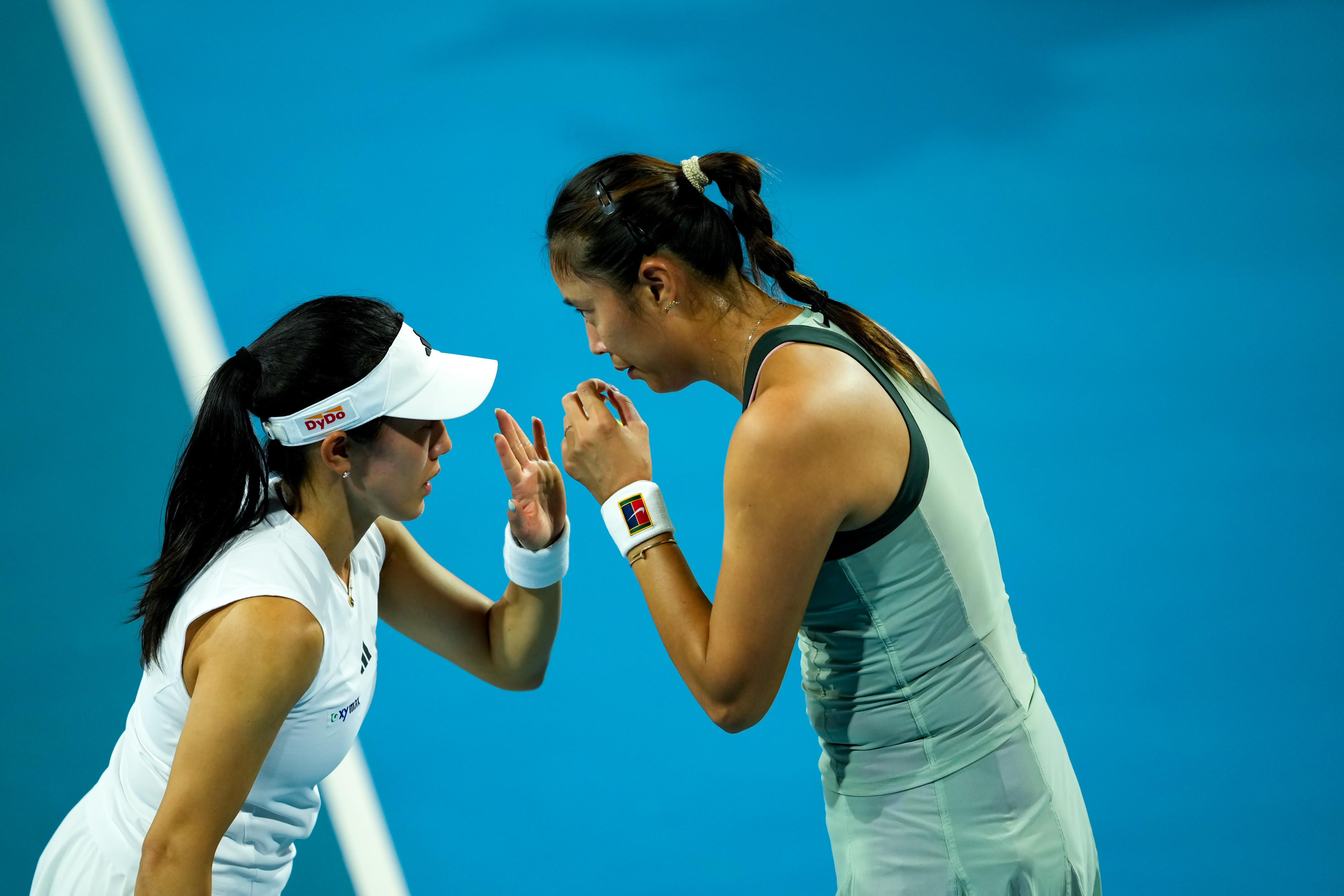 本周两站巡回赛双打冠军产生🏆📍WTA250雅典站女双决赛，头号种子詹皓晴/加